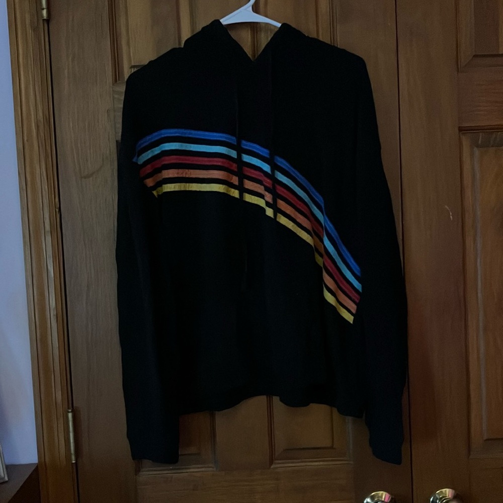 No Boundaries rainbow hoodie